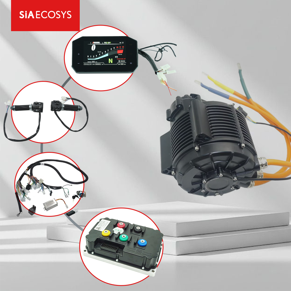 QSMOTOR QS165 60H 12000W V3 72 - Fardriver Nd72850 Controller recension och pris