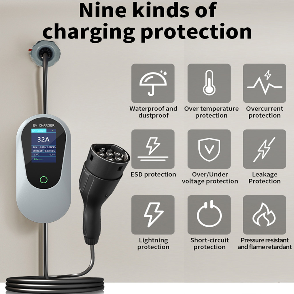 Type-2 Portable EV Charger 22K - Ev Charger Type 2 22Kw 32A 3 Phase recension och pris